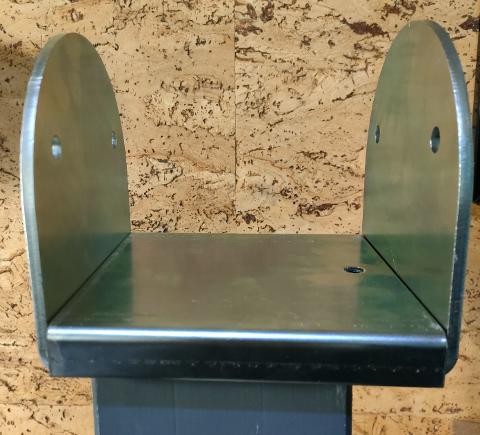 Base di rialzo per porta pilastro ad U 140X140