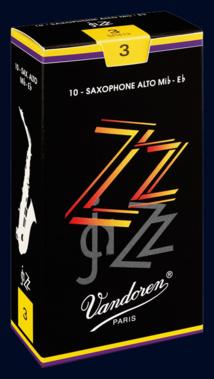 ANCE PER SAX ALTO MIB - CONFEZIONE DA 10 PZ.  VANDOREN ZZ JAZZ