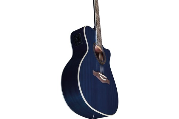 CHITARRA ACUSTICA ELETTRIFICATA EKO NXT A100ce See Through Blue