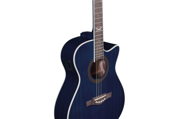 CHITARRA ACUSTICA ELETTRIFICATA EKO NXT A100ce See Through Blue