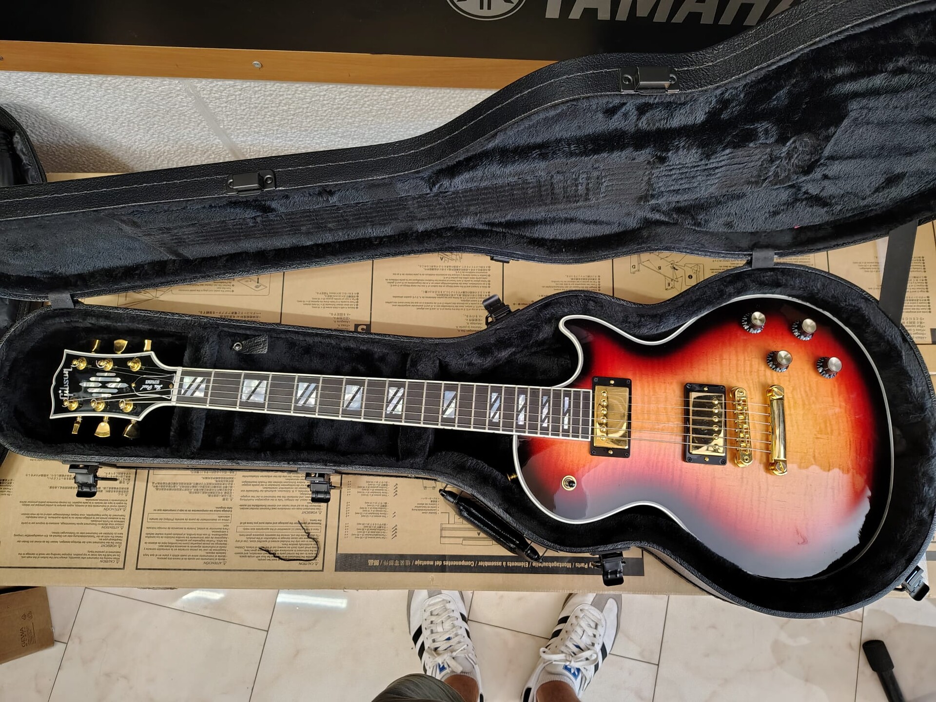 OCCASIONE USATO CHITARRA ELETTRICA SUPREME FIREBURST 2023 GIBSON LES PAUL SUPREME