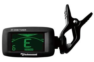 TECHNOSOUND AT-200B ACCORDATORE A CLIP PER CHITARRA, BASSO & CROMATICO TECHNOSOUND