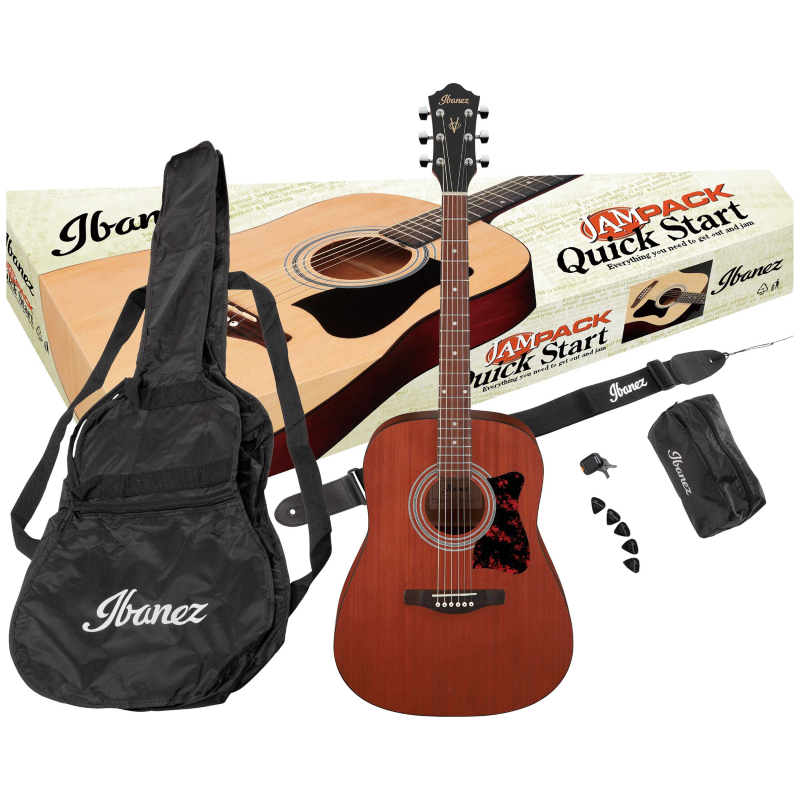 CHITARRA ACUSTICA CON BORSA, TRACOLLA E ACCESSORI IBANEZ V54NJP