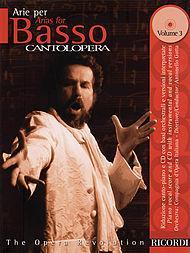 ARIE PER BASSO VOLUME 3 CANTOLOPERA RICORDI