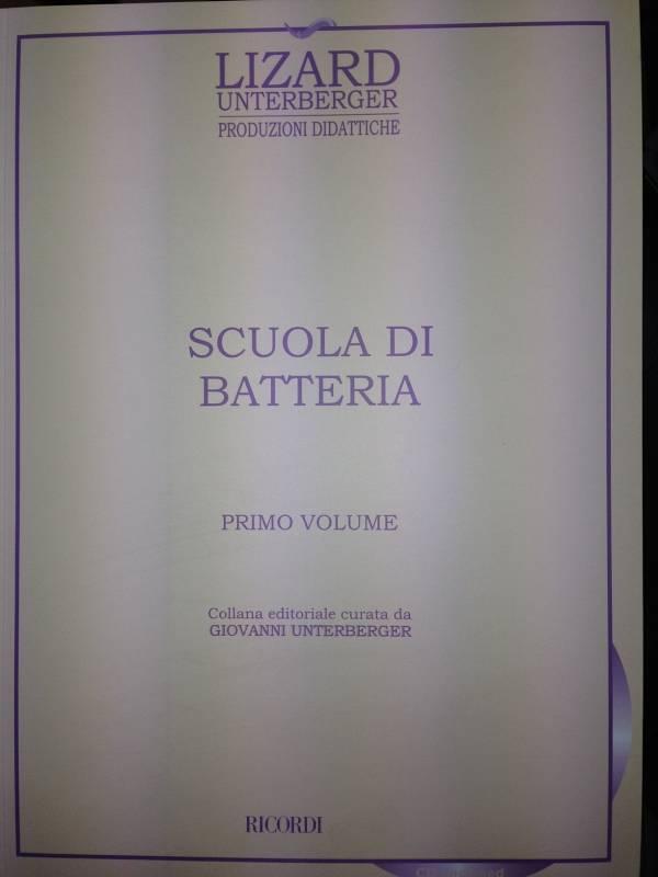 SCUOLA DI BATTERIA LIZARD PRIMO VOLUME RICORDI