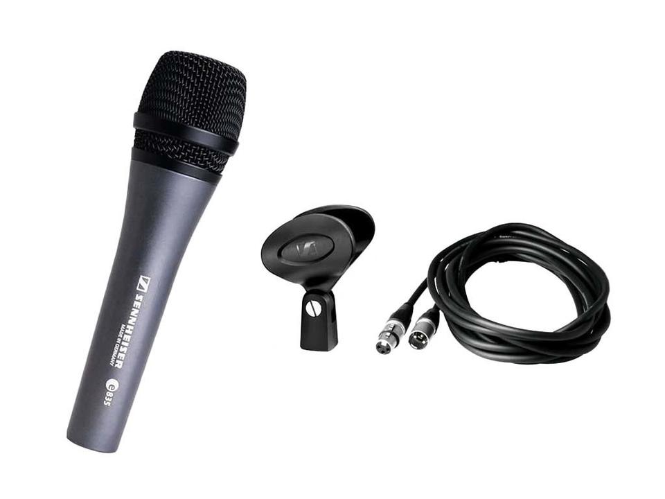 SENNHEISER eKit e835 MICROFONO + Cavo XLR + Clamp SENNHEISER