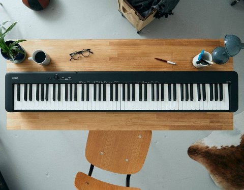 Pianoforte digitale 88 tasti pesati nero S110 CASIO CDP-S110BK