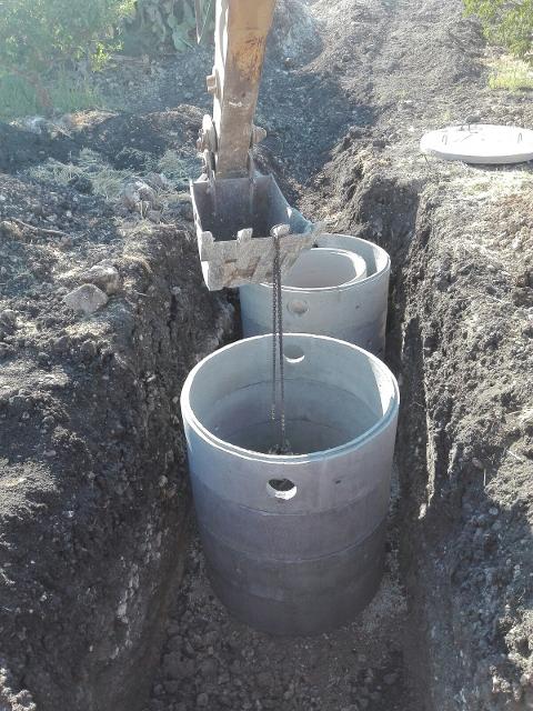 Anelli in cemento per pozzi e fosse imhoff Manufatti in Cemento Fortunato