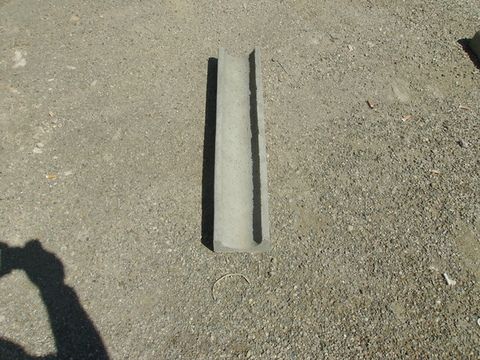Canalette in cemento vibrato con innesto.  Manufatti in Cemento Fortunato