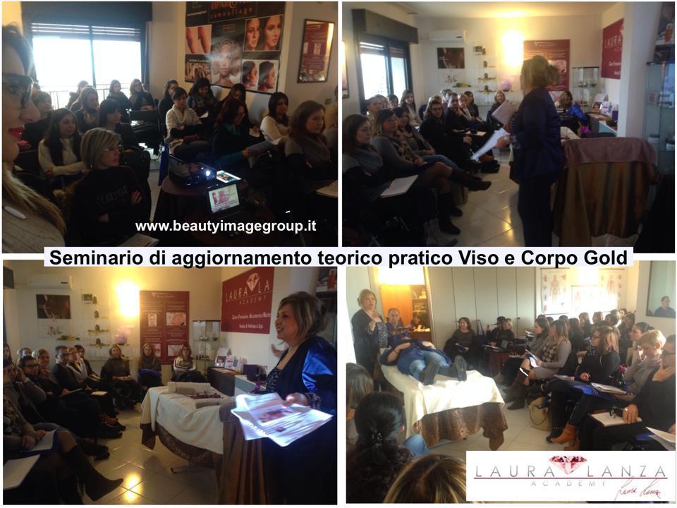 SEMINARIO DI AGGIORNAMENTO TEORICO PRATICO VISO E CORPO GOLD -