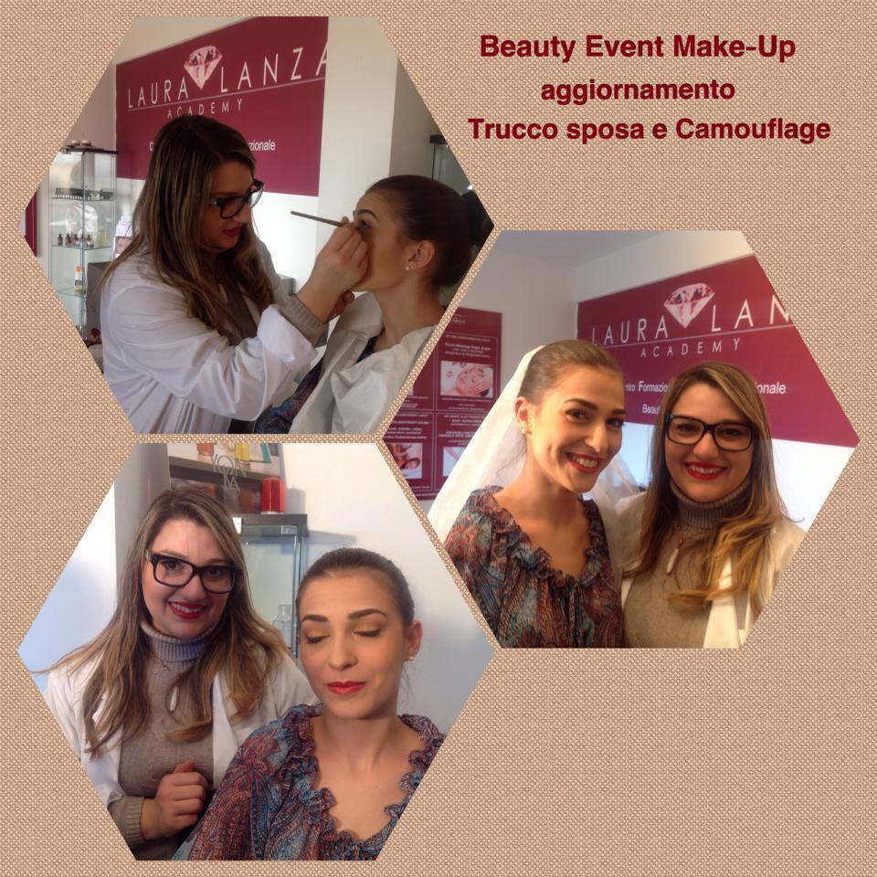 BEAUTY EVENT MAKE UP AGGIORNAMENTO TRUCCO SPOSA E CAMOUFLAGE