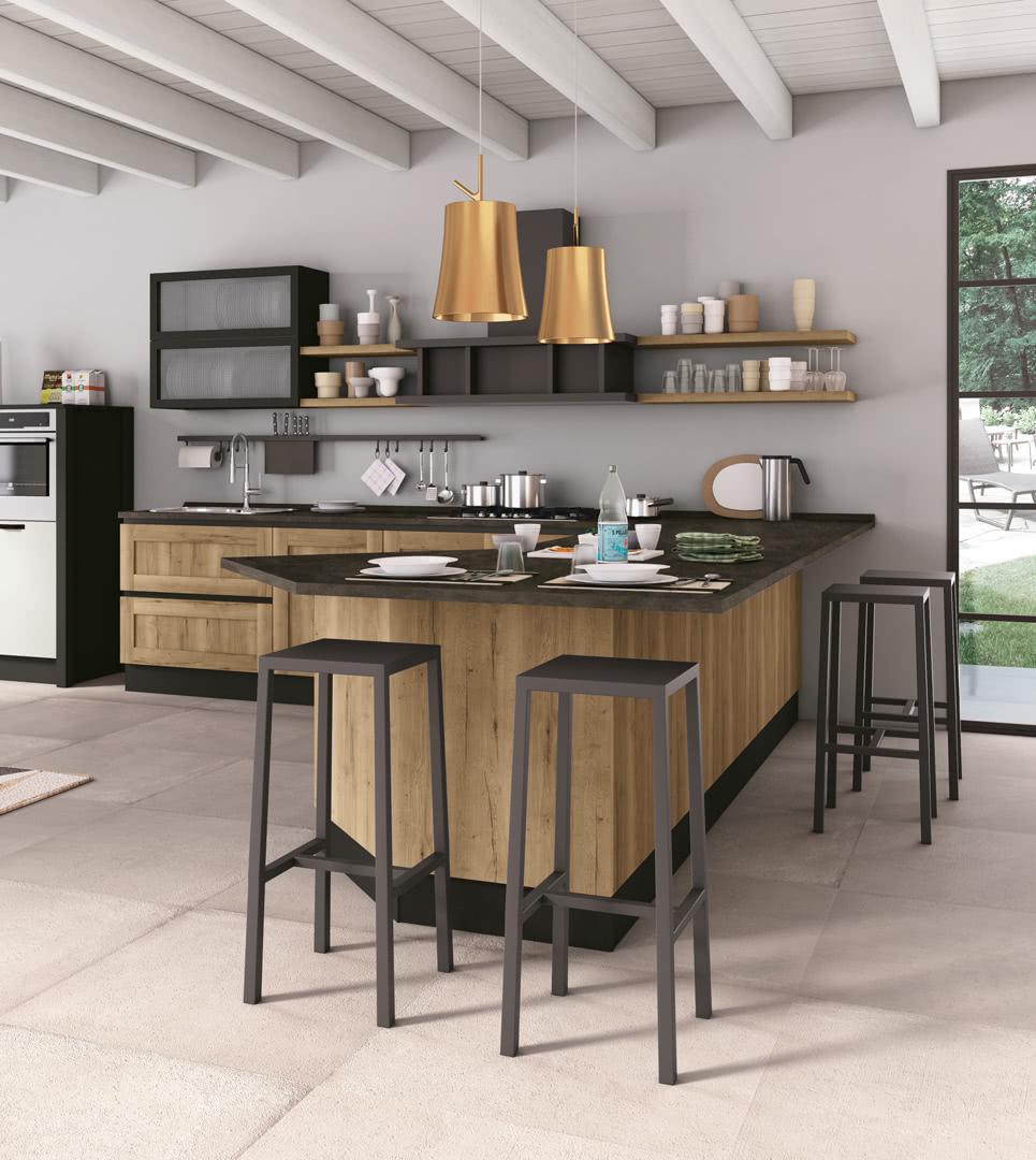 CUCINA COMPONIBILE CREO KITCHENS KYRA TELAIO