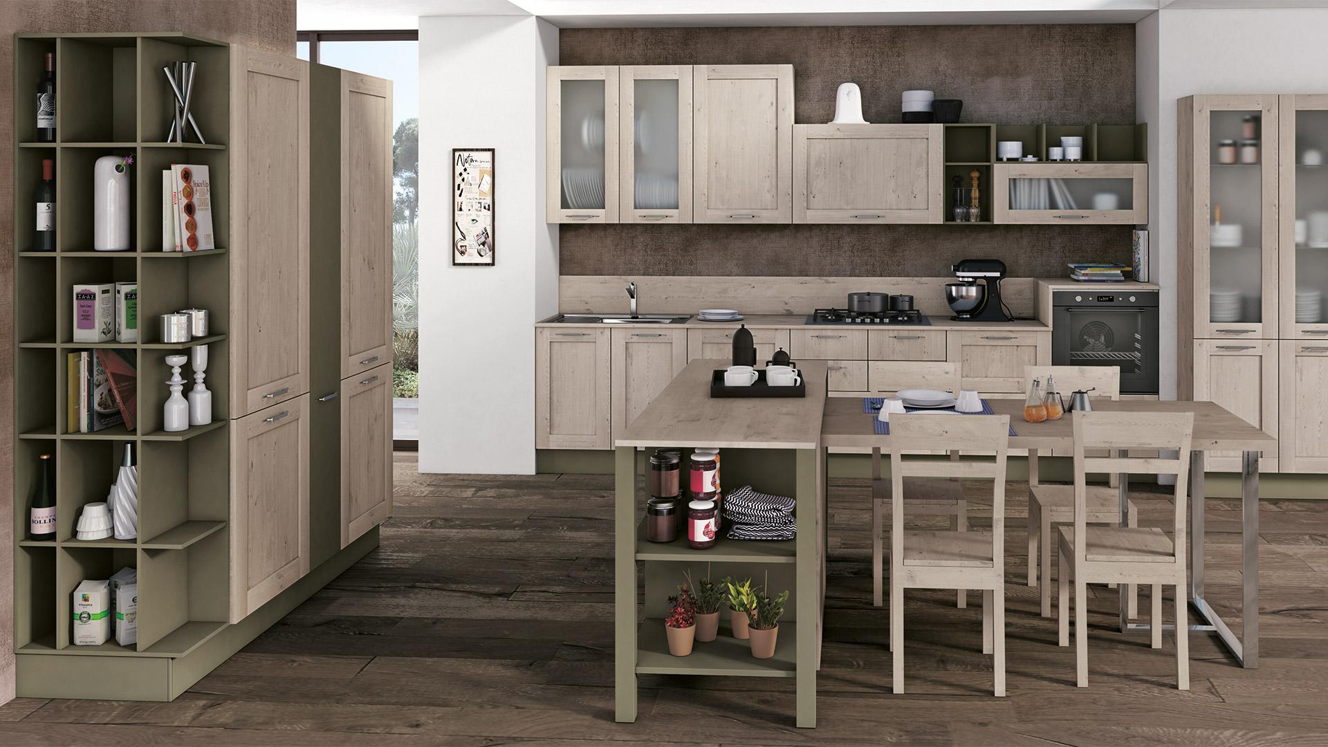 CUCINA COMPONIBILE CREO KITCHENS KYRA TELAIO