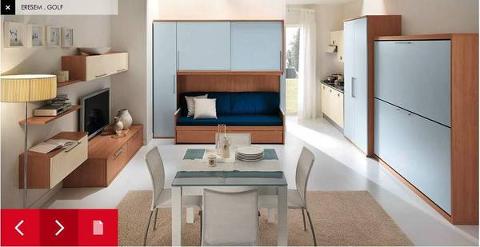 MOBILI, ARREDAMENTO, CAMERE PER ALBERGO COLOMBINI GOLF