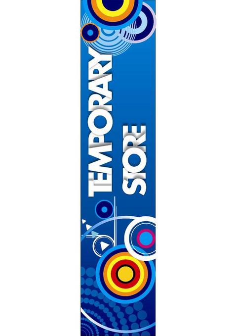 Banner TEMPORARY STORE
