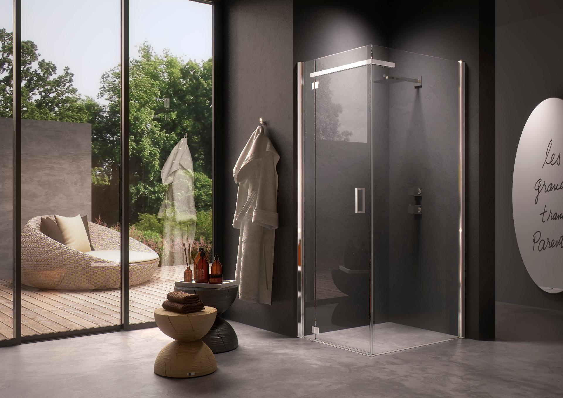 MEGIUS un concentrato di tecnologia che rende il vetro un tecnovetro Megius Box doccia e Sauna da design Arredo bagno