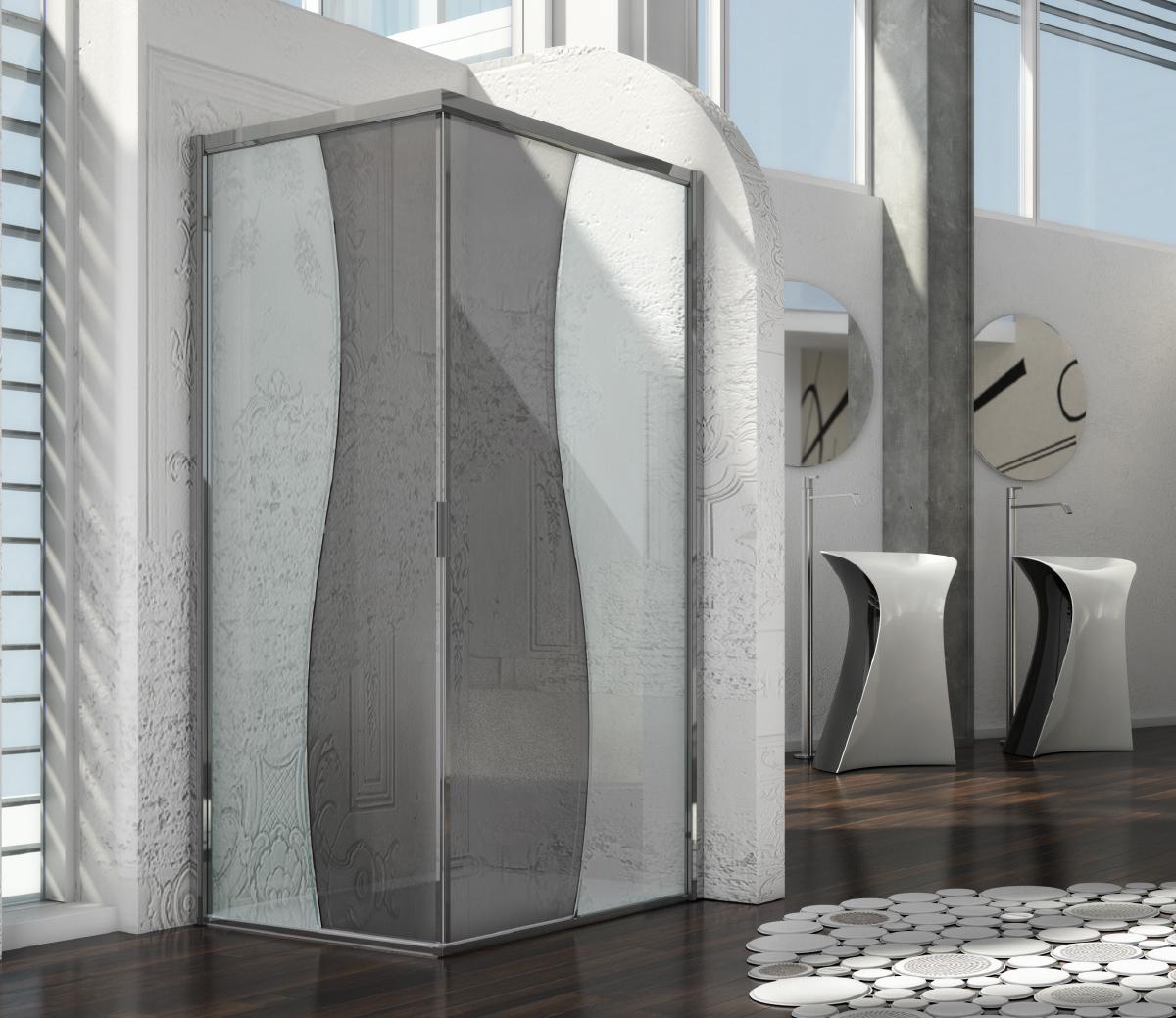 MEGIUS un concentrato di tecnologia che rende il vetro un tecnovetro Megius Box doccia e Sauna da design Arredo bagno
