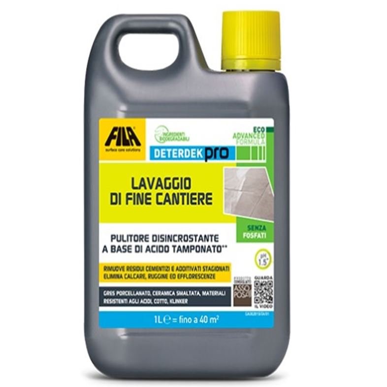 DETERGENTE DISINCROSTANTE ACIDO FILA DETERDEK LT.1