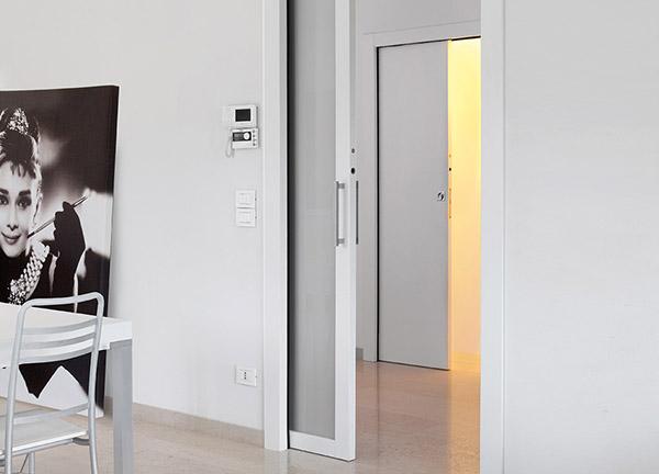 Controtelai per porte scorrevoli con stipiti ECLISSE LUCE UNICO