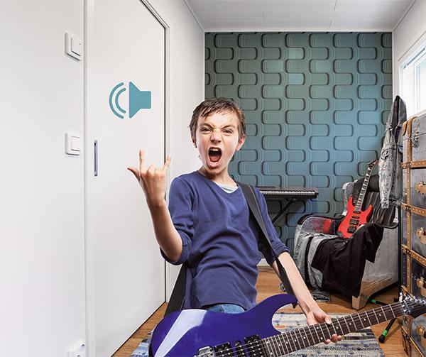 Controtelai per porte scorrevoli con stipiti ECLISSE ACOUSTIC