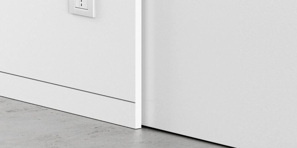 Controtelai per porte scorrevoli con stipiti ECLISSE Syntesis® Battiscopa
