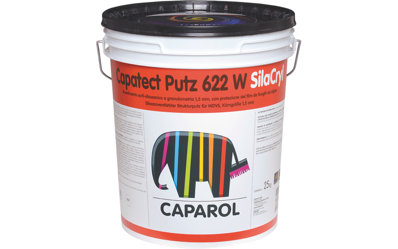 Rivestimento acrilsilossanico strutturato Caparol Capatect Putz 622