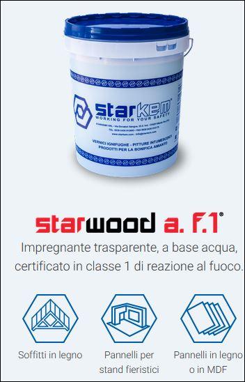 IMPREGNANTI IGNIFUGHI STARKEM PER LEGNO ED MDF