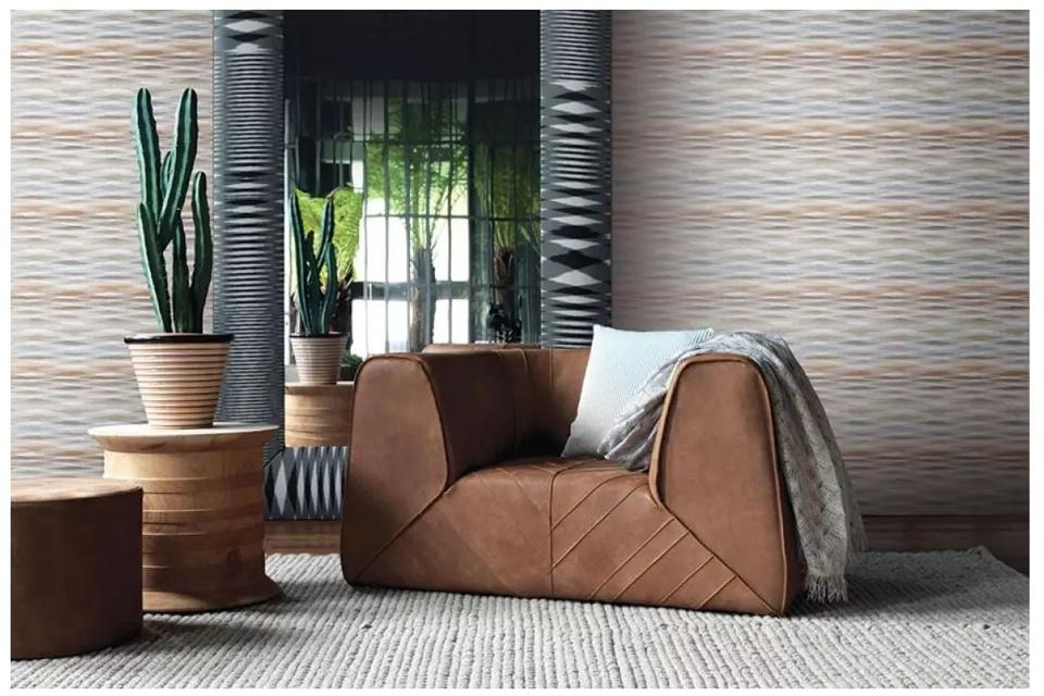 MISSONI HOME Carta da parati fantasie inconfondibili,stampe grafiche e colori pop  Missoni home Wallcoverings 01 e 02