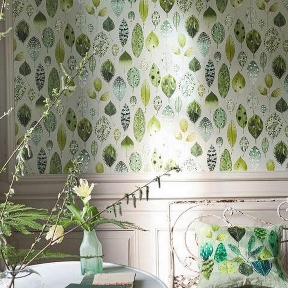 DESIGNERS GUILD carta da Parati vita e vivacita' attraverso i fiori nelle pareti designers guild