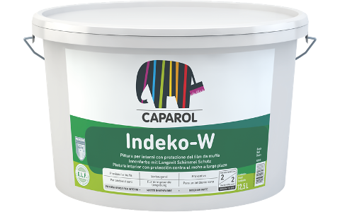 Pittura lavabile speciale resistente alle muffe Caparol Indeko-W