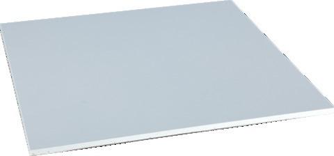 Pannelli in gesso rivestito con speciale finitura di colore bianco Gyproc Gyproc GyQuadro A1