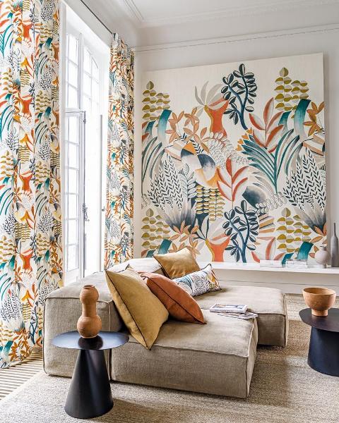 CASAMANCE la modernita' e la certezza di disegni esclusivi.carta da Parati casamance Arredamento casa
