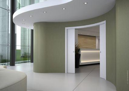 ECLISSE controtelai innovativi per porte scorrevoli libere da finiture esterne  eclisse
