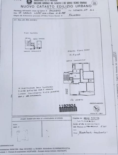 Appartamento in Vendita a Palermo Lazio