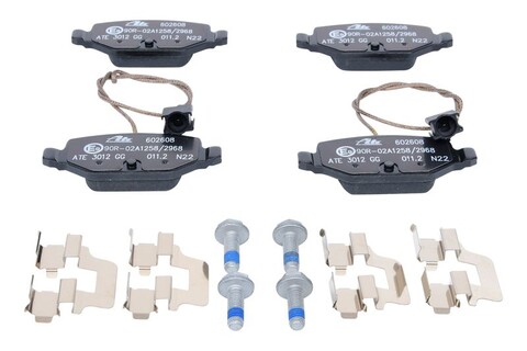 DISCHI FRENO BAFFATI ROTINGER T6 POSTERIORI diametro 240 + PASTIGLIE ATE ABARTH 500