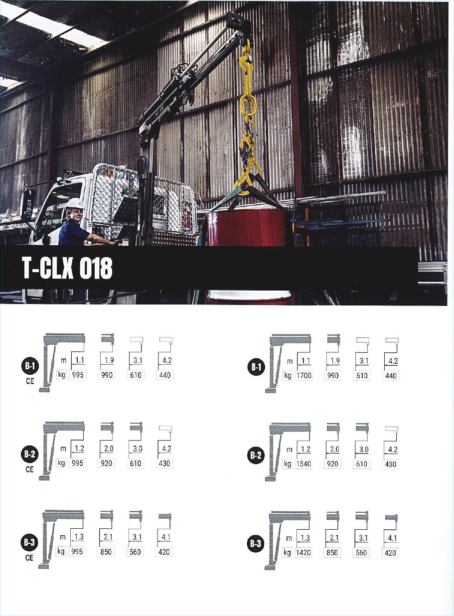 GRU HIAB MODELLO T-CLX 018 - SICILIA HIAB T-CLX 018