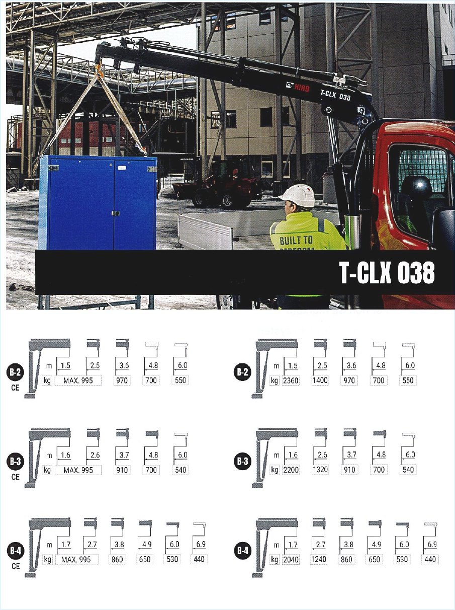 GRU HIAB MODELLO T-CLX 038 - SICILIA HIAB T-CLX 038