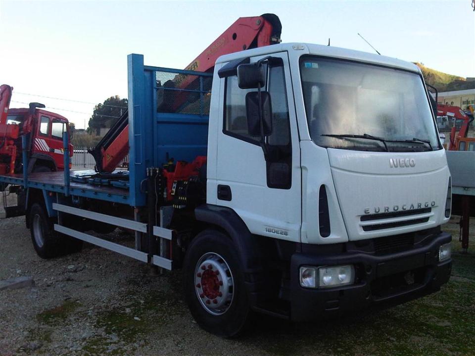 AUTOCARRO/CAMION IVECO 180E28 CON GRU PALFINGER PK 15500/4S IVECO 180 E 28