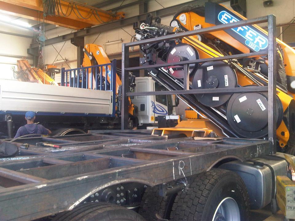 GRU EFFER 1355 9S+6S MONTATA SU RENAULT 4 ASSI STRADALE - SICILIA