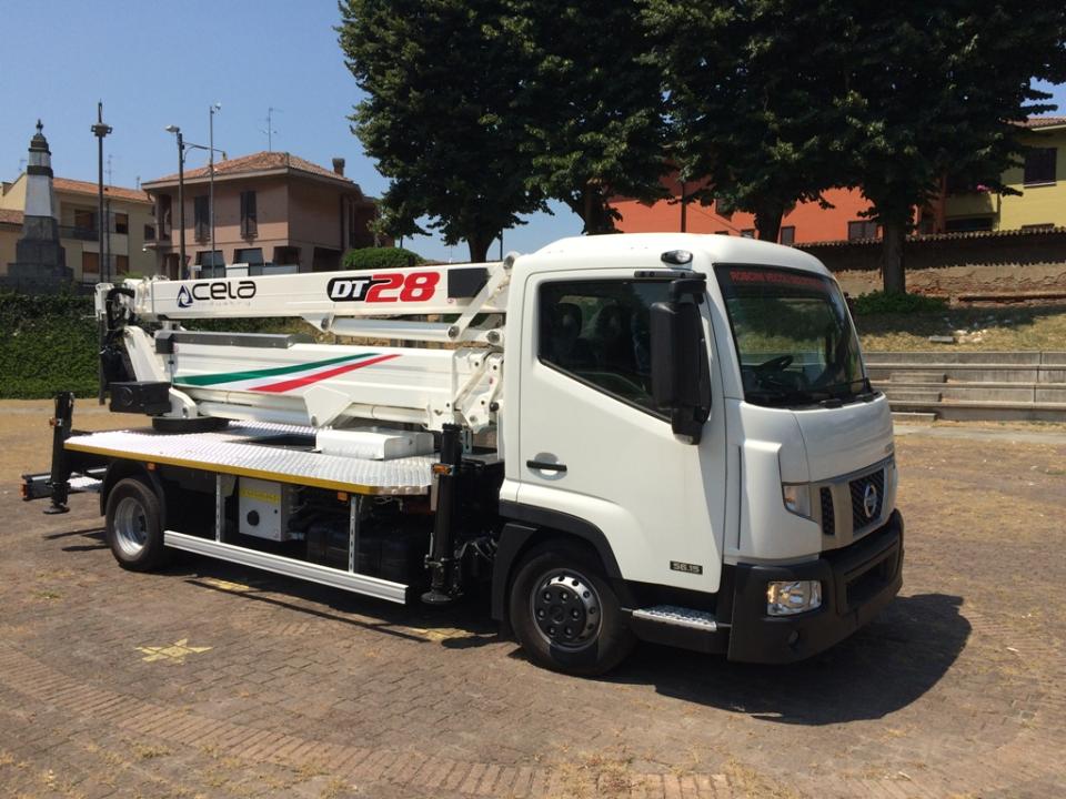 PIATTAFORMA AEREA CELA, CESTELLO DT TRUCK 28 - SICILIA CELA DT 28