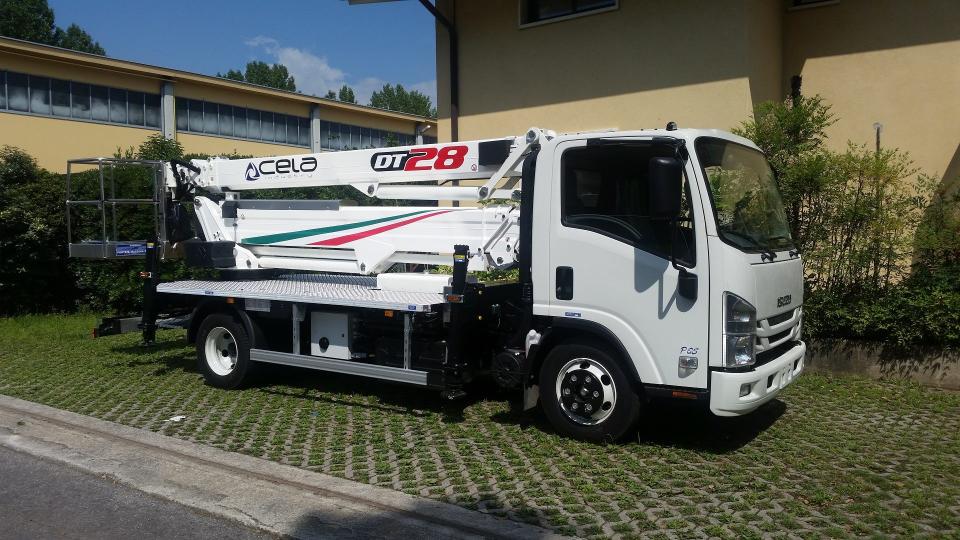 PIATTAFORMA AEREA CELA, CESTELLO DT TRUCK 28 - SICILIA CELA DT 28