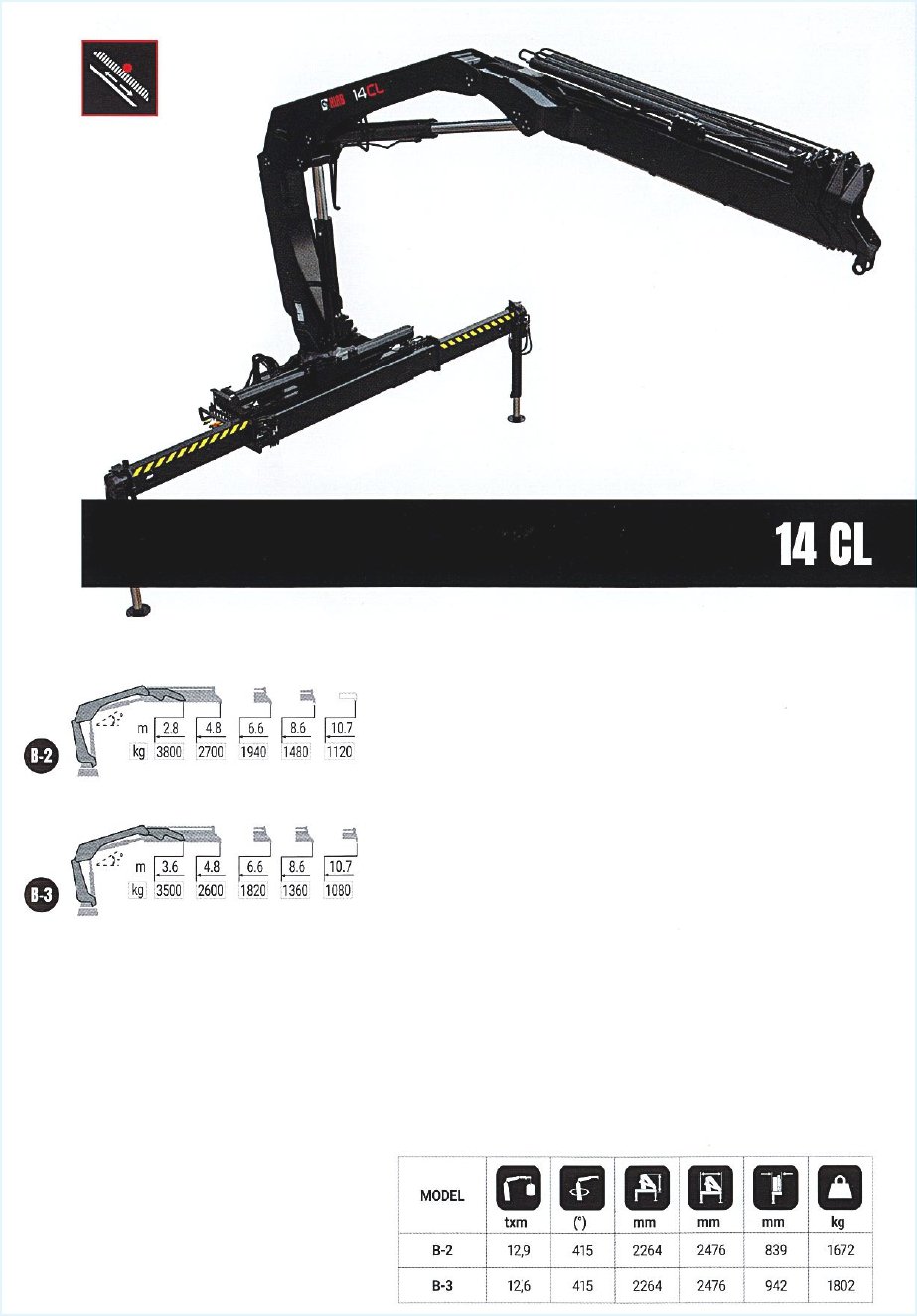 GRU HIAB  MODELLO 14 CL SICILIA HIAB 14 CL