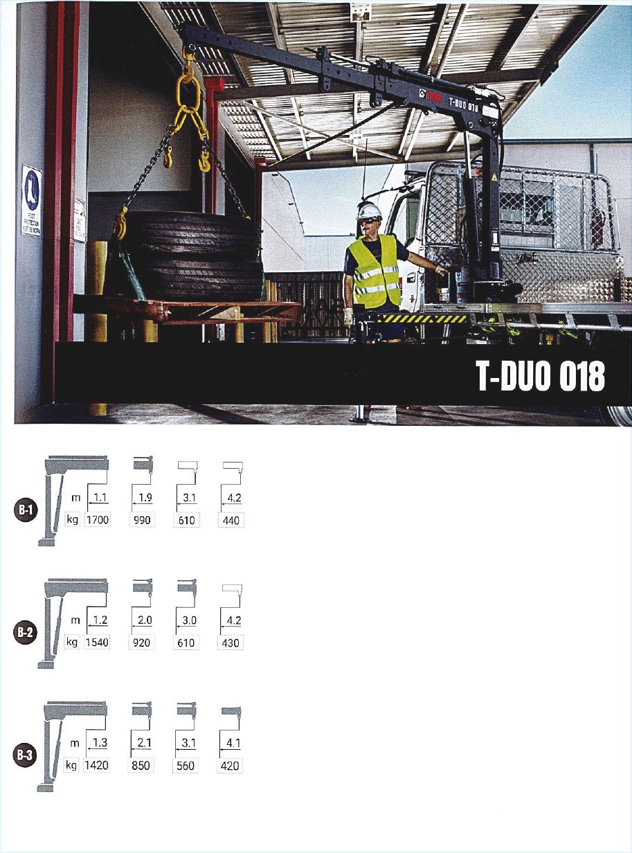 GRU HIAB MODELLO T-DUO 018 HIAB T-DUO 018