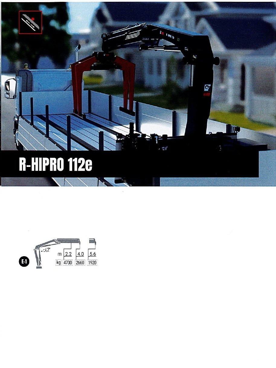GRU HIAB MODELLO R-HIPRO 112e - SICILIA HIAB R-HIPRO 112e