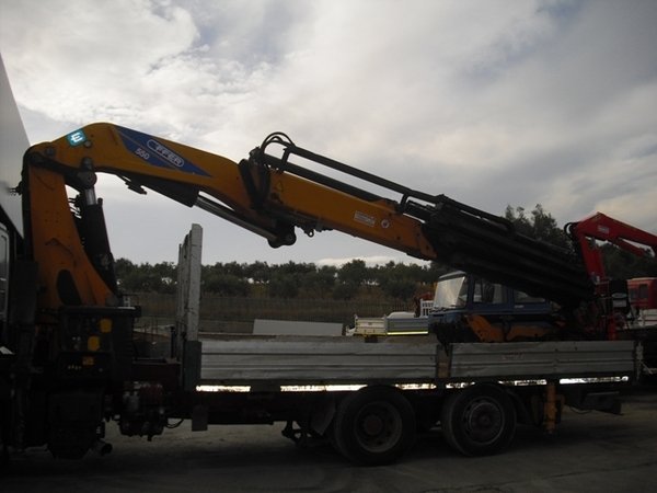 AUTOCARRO/CAMION IVECO 240.38 CON GRU EFFER 550/6S+JIB6S ALTEZZA GRU MT 34 E RADIOCOMANDO