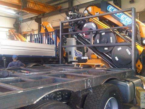 GRU EFFER 1355 9S+6S MONTATA SU RENAULT 4 ASSI STRADALE - SICILIA