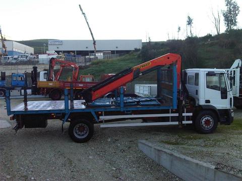 AUTOCARRO/CAMION IVECO 180E28 CON GRU PALFINGER PK 15500/4S