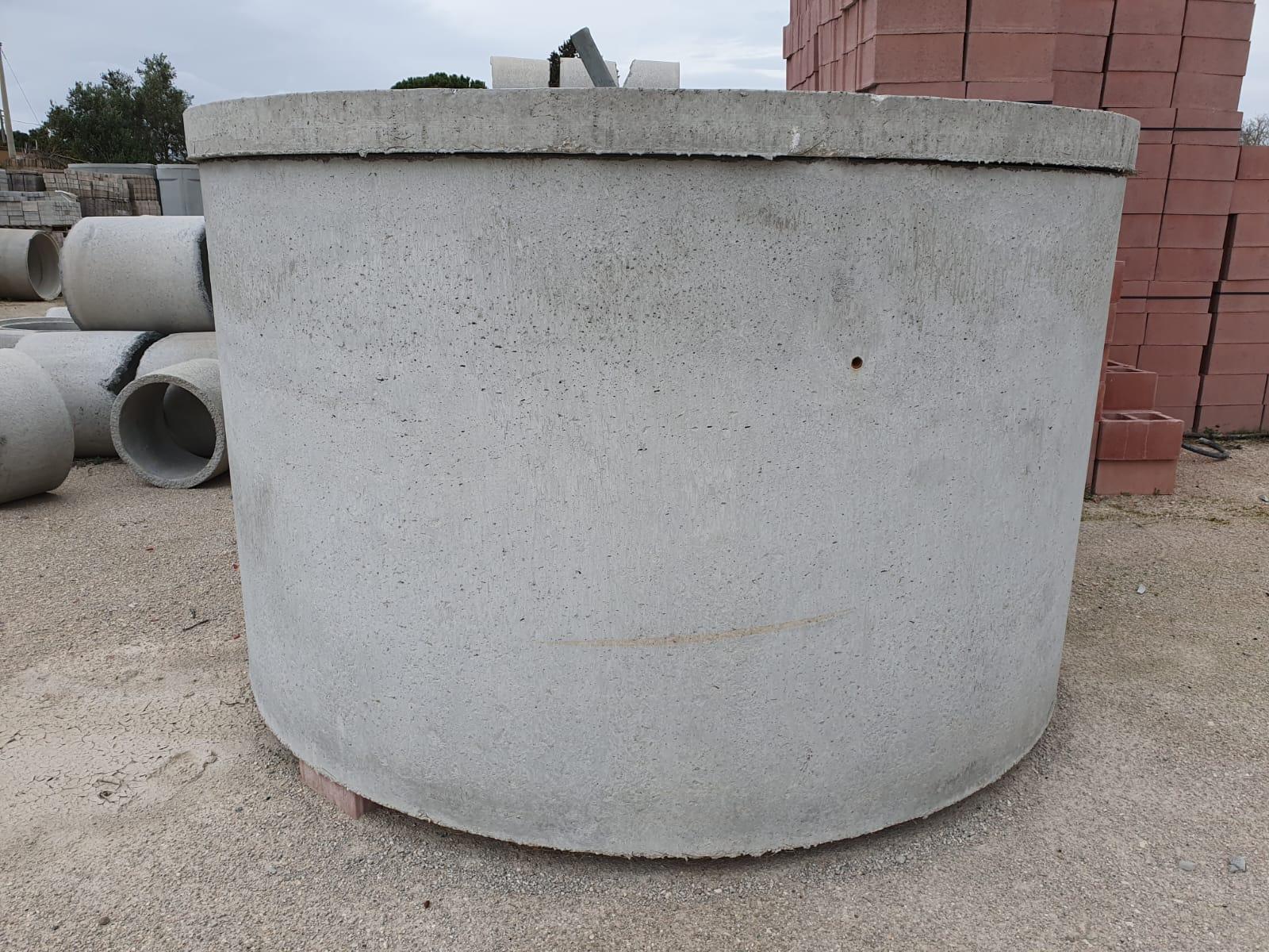 Cisterna per acqua potabile litri 5.300 circolare - Partinico (Palermo)