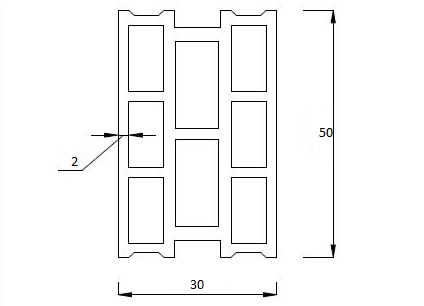 Blocco in Calcestruzzo Tradizionale o Alleggerito 30x25x50