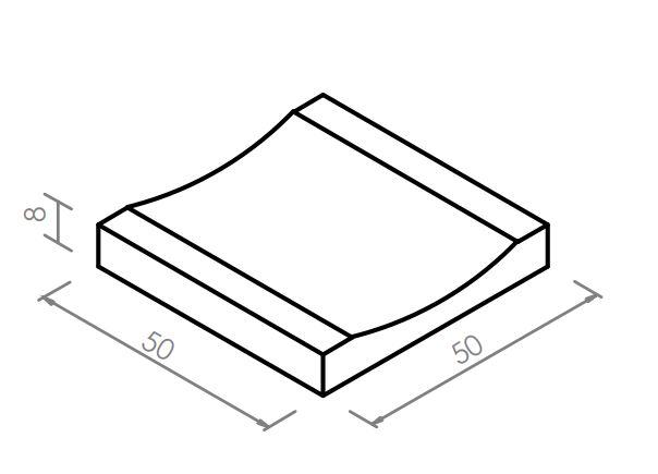 Cunetta stradale 50x50